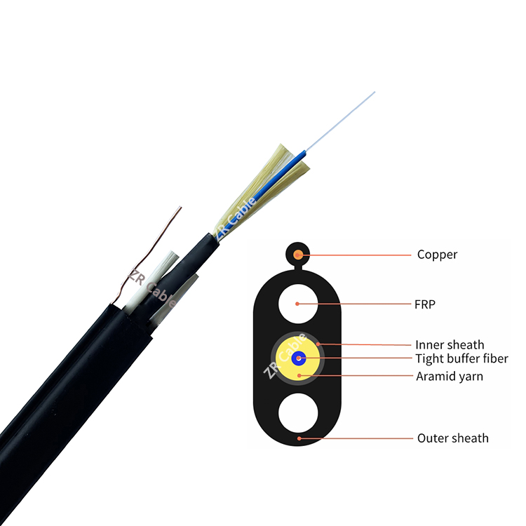 ftth Flat optical fiber cable
