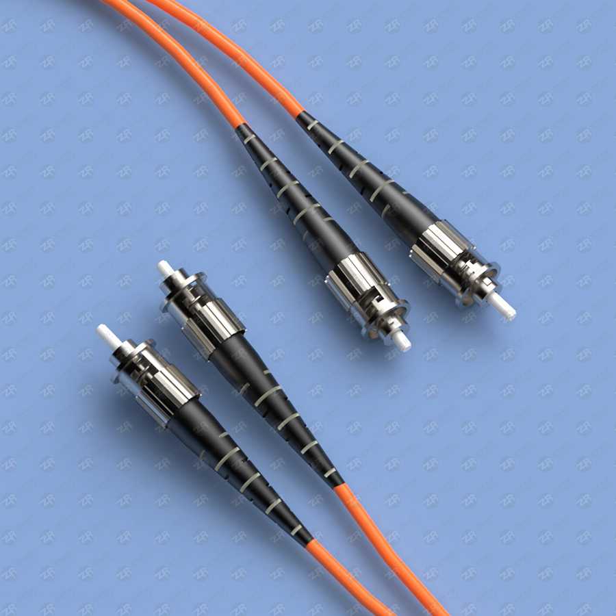 OM1 ST UPC to ST UPC Duplex Fiber Patch Cable