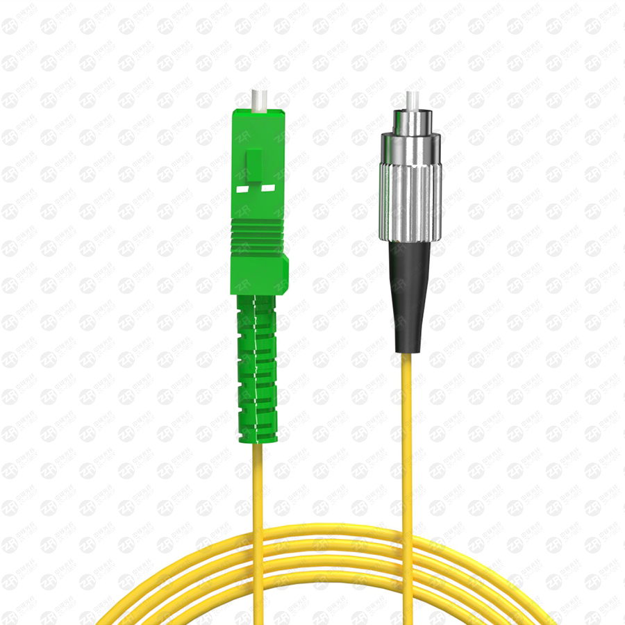 OS2 SC APC to FC UPC Simplex Fiber Patch Cable
