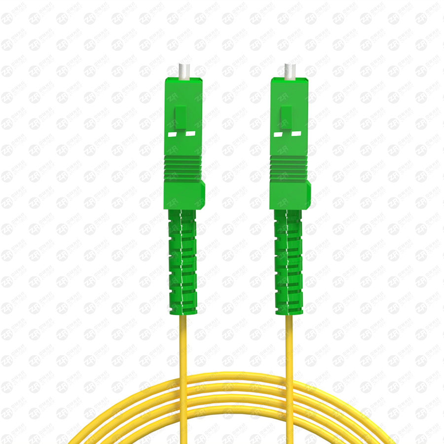 OS2 SC APC to SC APC Simplex Fiber Patch Cable