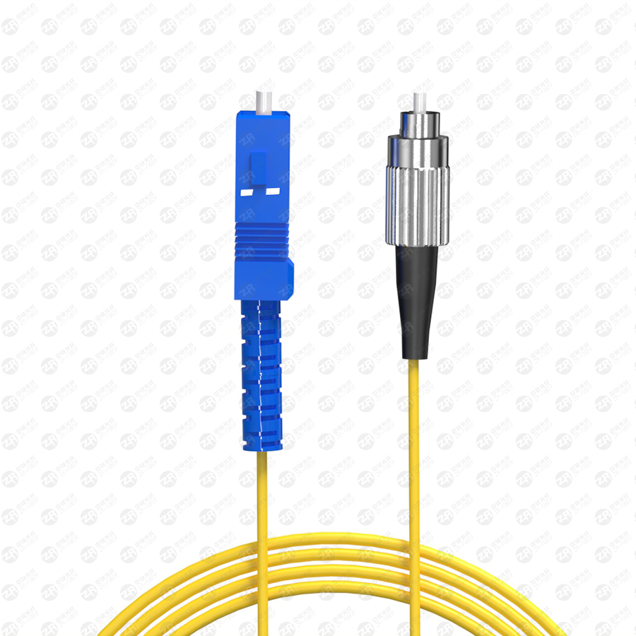 OS2 SC UPC to FC UPC Simplex Fiber Patch Cable