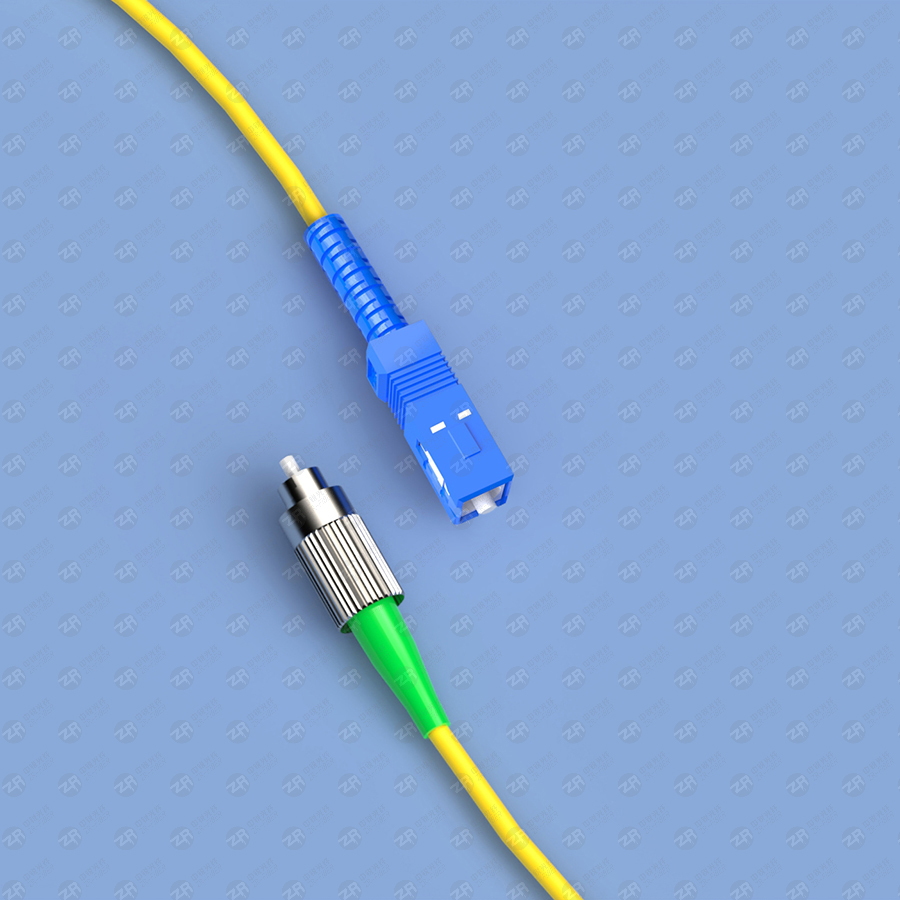 OS2 SC UPC to FC APC Simplex Fiber Patch Cable
