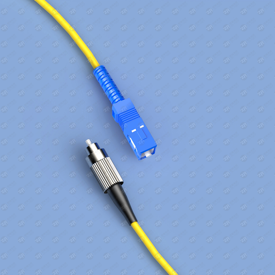OS2 SC UPC to FC UPC Simplex Fiber Patch Cable