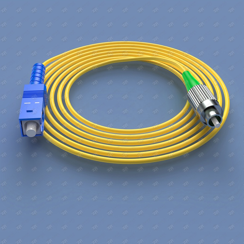 OS2 SC UPC to FC APC Simplex Fiber Patch Cable