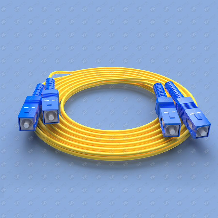 OS2 SC UPC to SC UPC Duplex Fiber Patch Cable